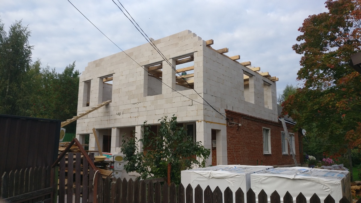 Дом из газобетона