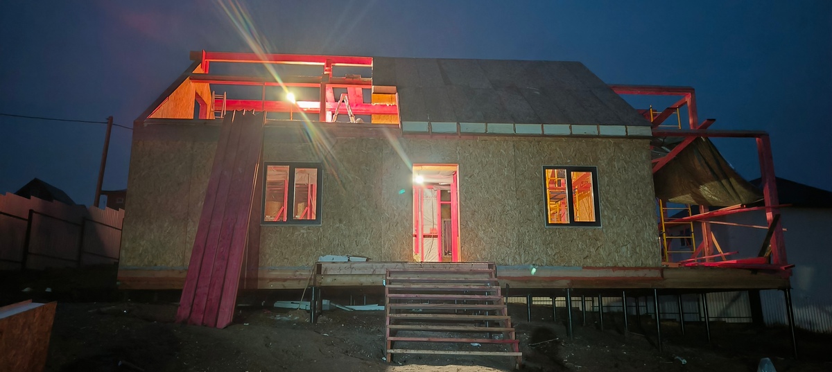 Дом из SIP-панелей